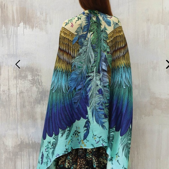 new Shovava bloom cotton pashmina scarf cover up wings wrap - Picture 3 of 5